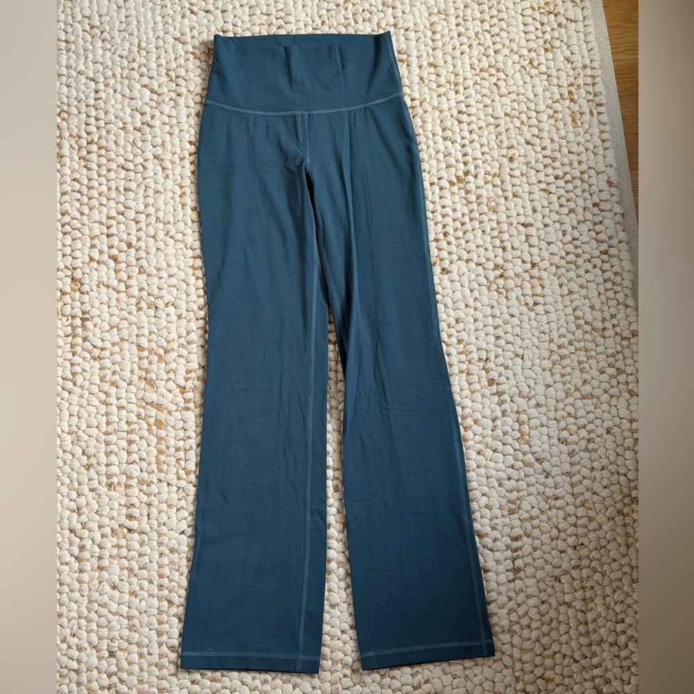 Teal High-Waisted Yoga Pants